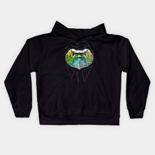 Geometric snake Kids Hoodie